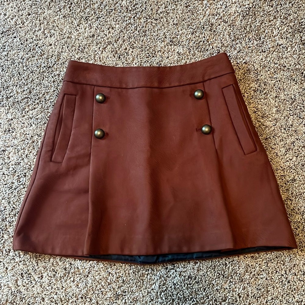 Express Brown Mini Skirt